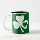 Search for shamrock heart mugs Leprechaun