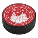 Search for hockey pucks Winter