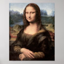 Search for the mona lisa posters Italian artist