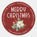 Search for holly berries stickers Poinsettia