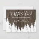 Search for pine tree thank you cards Country