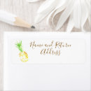 Search for summer party return address labels Hawaiian