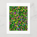 Search for abstract pattern postcards Floral
