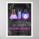 Search for neon party posters Chalkboard
