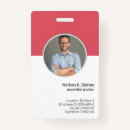 Search for pink id badges Company