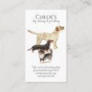 Search for pet care business cards Cute