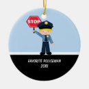 Search for police car christmas tree decorations Policeman