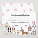 Search for pet adoption certificate Lets pawty