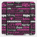 Search for breast square stickers Pink