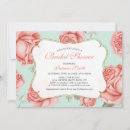 Search for shabby bridal shower invitations Floral