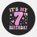 Search for happy birthday 7 stickers Kids