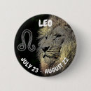 Search for horoscope round badges Lion