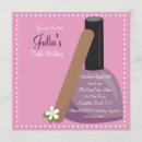 Search for nails square invitations Spa party