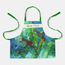 Search for acrylics aprons Green
