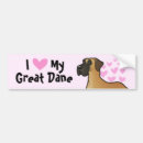 Search for great dane bumper stickers Dog lover