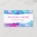 Search for nebula business cards Watercolor