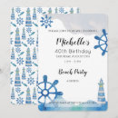 Search for beach 40th birthday invitations Ocean