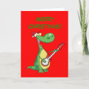 Search for rock music cards Santa
