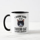 Search for cat mugs Black and white cat