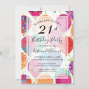 Search for purple 21st birthday invitations Simple