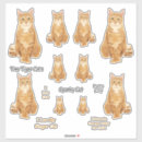 Search for orange tabby cat stickers Feline