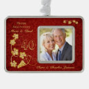 Search for 40th wedding anniversary christmas tree decorations Gold