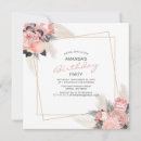 Search for ivory birthday invitations Floral