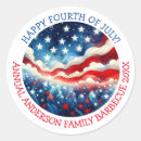 Search for happy fourth of july stickers Red white and blue