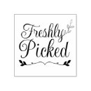 Search for fruits rubber stamps Typography