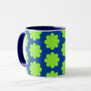 Search for blue and lime green mugs Flower