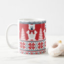 Search for snowman pattern mugs Red