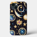 Search for moon and stars iphone cases Pattern