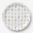 Search for giraffe plates Boy first birthday