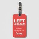 Search for funny luggage tags Bold