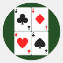 Search for playing card stickers Aces