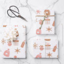 Search for pink gingerbread wrapping paper Cute