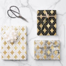 Search for black white and gold wrapping paper Pattern