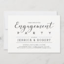 Search for stylish engagement party invitations Typography