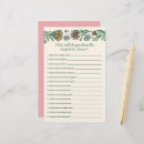Search for bridal trivia games Floral