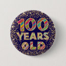 Search for 100th birthday badges One hundred