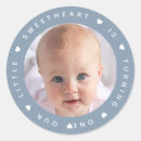 Search for in our hearts stickers White