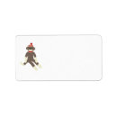 Search for socks return address labels Monkey