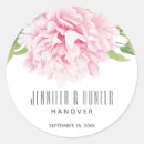 Search for peony flower stickers Watercolor