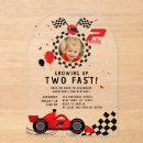 Search for cute race car birthday invitations Kids