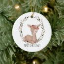 Search for fawn christmas tree decorations Whimsical