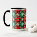 Search for green and white gingham pattern mugs Tartan