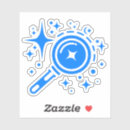Search for magnifies stickers Magnifying glass