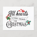 Search for candy cane heart postcards Santa