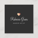 Search for black and rose gold business cards Hair stylist
