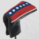 Search for red white and blue golf head covers America